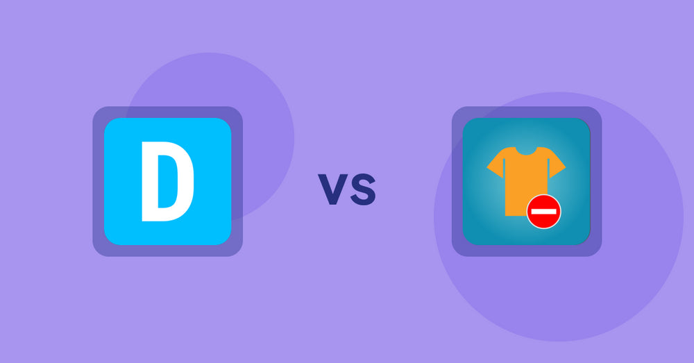 Shopify Product Display Apps: Dual Price Display by T2 vs Products Unavailable