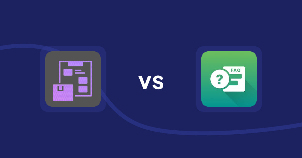 Shopify Product Display Apps: TezPDF: Product Catalogs vs FAQ Expert: Product FAQ