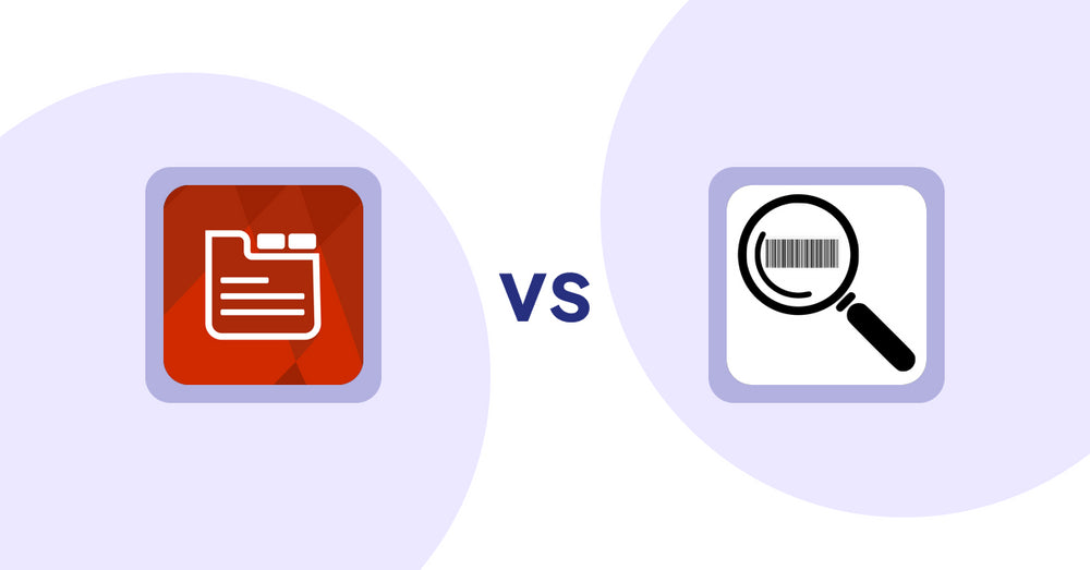 Shopify Product Display Apps: Tabs: SEO Product Tabs with AI vs ScanZ – Find and Import Easy
