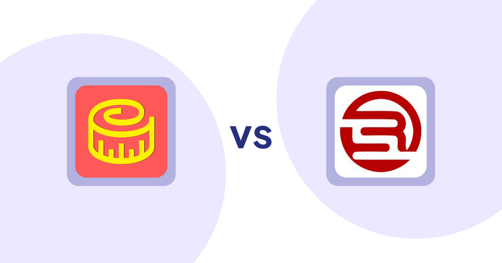 Shopify Product Display Apps: Snake Size Chart & Size Guide vs Robosize: AI Size Recommender