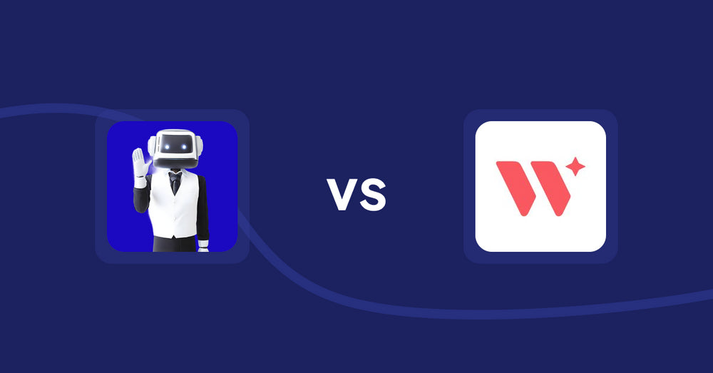 Shopify Product Display Apps: ShopCierge — AI Sales Chatbot vs Wizart Visualizer