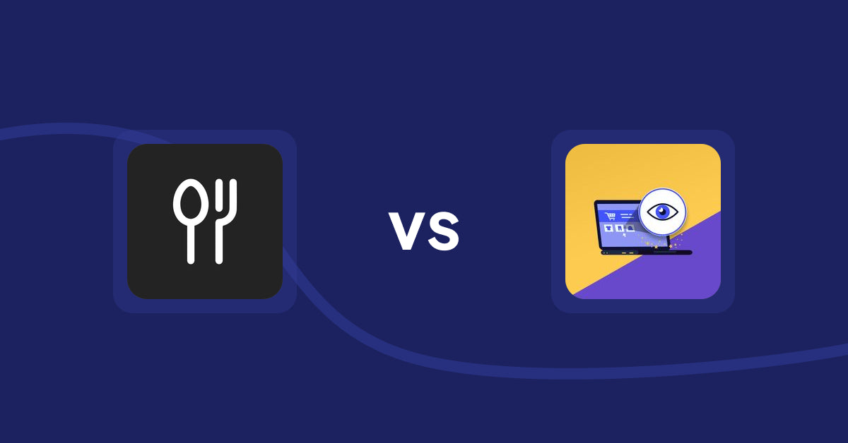 Shopify Product Display Apps: ServeUp ‑ Restaurant Menu vs ReVisit‑Recent Viewed Products