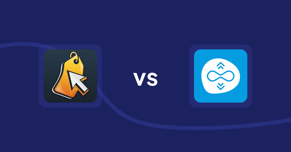 Shopify Product Display Apps: Iconic: Product Features vs Scroll Freely: Infinite Scroll