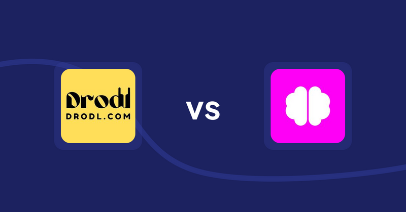 Shopify Product Display Apps: Drodl: Hide SoldOut Products vs. Brainy: AI SEO & Content Boost