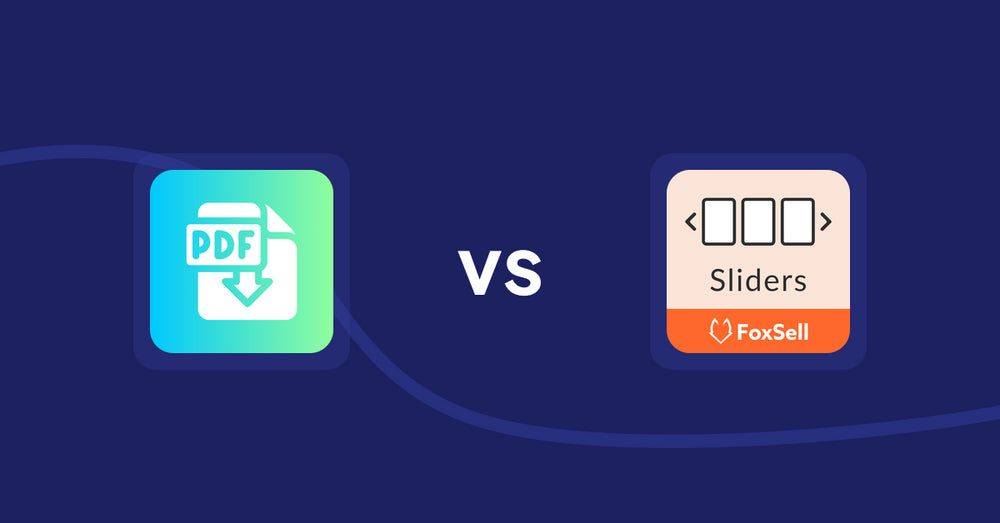 Shopify Product Display Apps: Hukify ‑ PDF Catalog Printer vs FoxSell Slider & Carousel