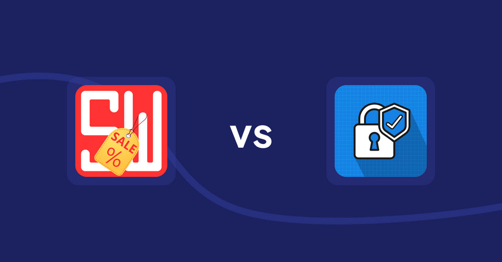 Shopify Product Display Apps: Super Watermarks ‑ Badges vs B2B Essential Locks