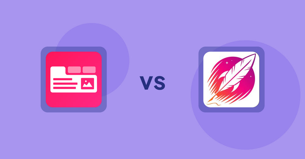 Shopify Product Display Apps: Tabs+ Product Descriptions vs. Wordsmith: Content Generator