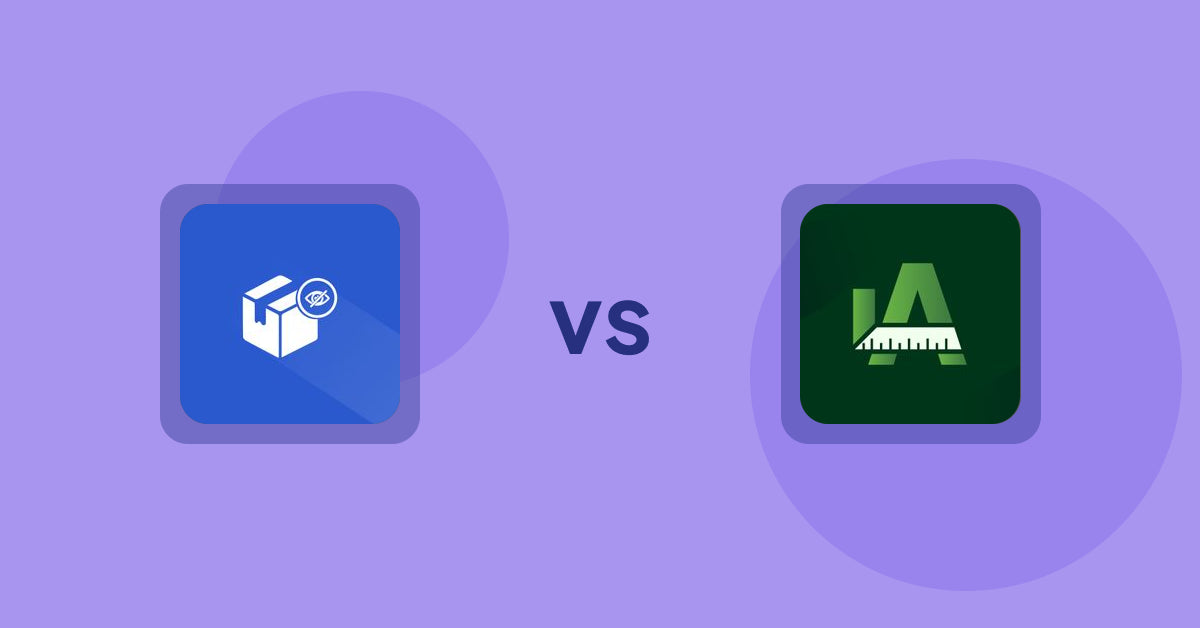 Shopify Product Display Apps: Addify ‑ Hide Products vs Easy Size Chart by Akeans
