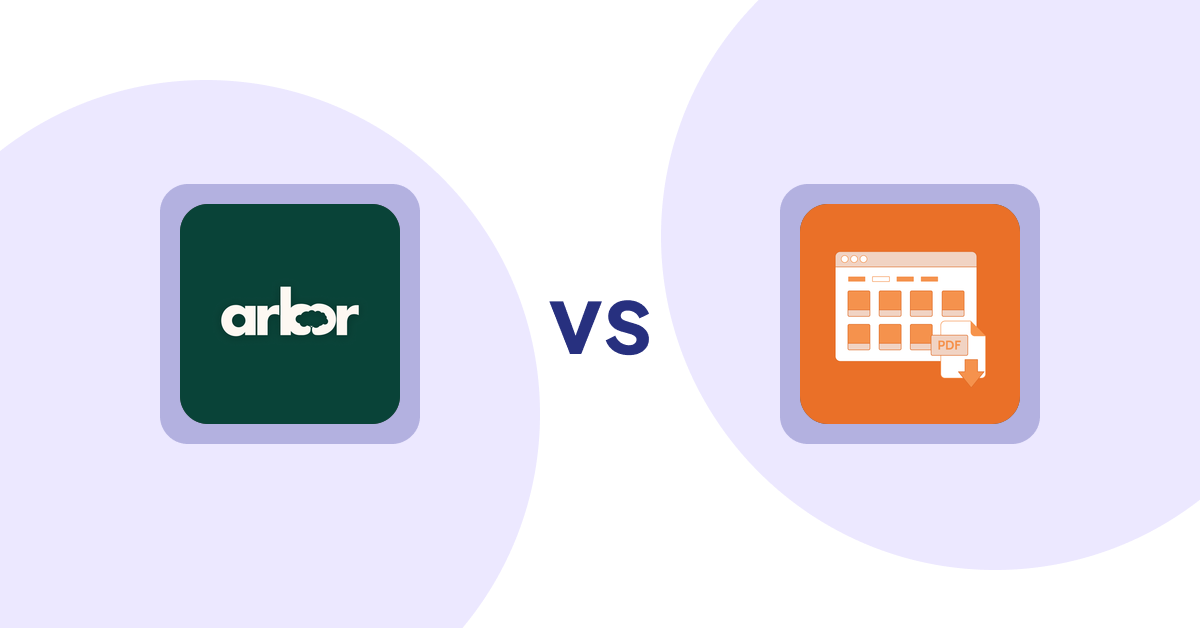 Shopify Product Display Apps: Arbor ― Carbon Transparency vs Meetanshi PDF Product Catalog