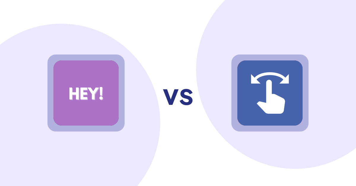 Shopify Product Display Apps: Hey! Product Page Banner& Text vs HypeSwipe: Swipes to Sales