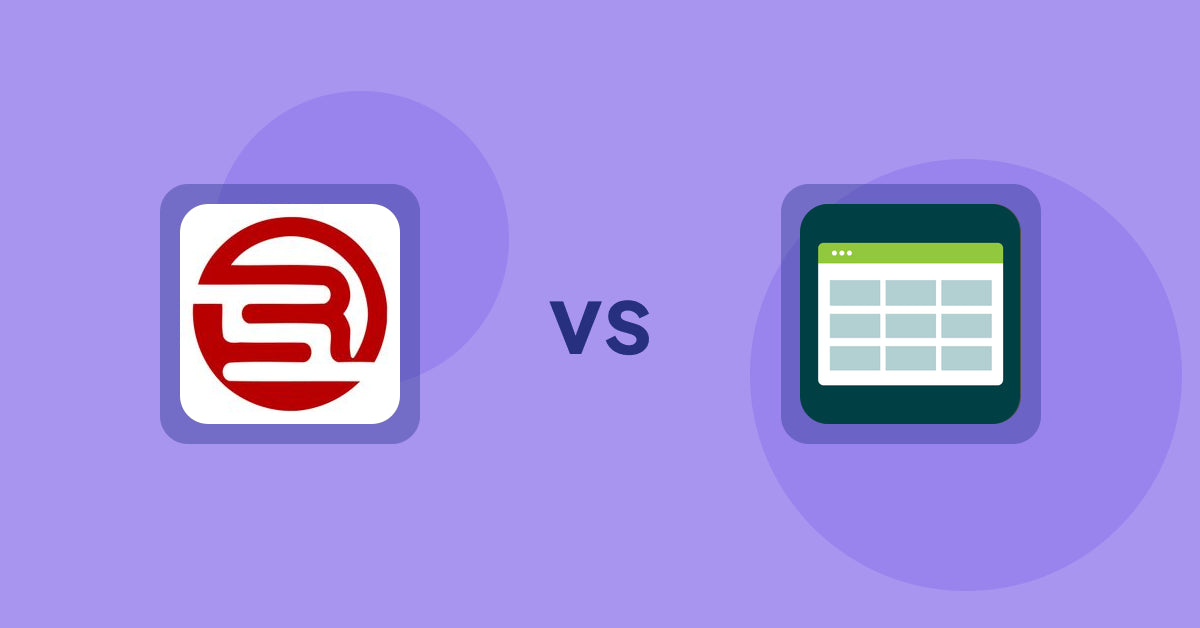 Shopify Product Display Apps: Robosize: AI Size Recommender vs Product Table