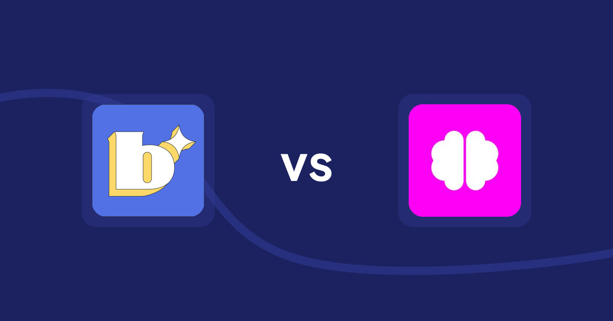 Shopify Product Display Apps: Because: CRO + Personalization vs Brainy: AI SEO & Content Boost