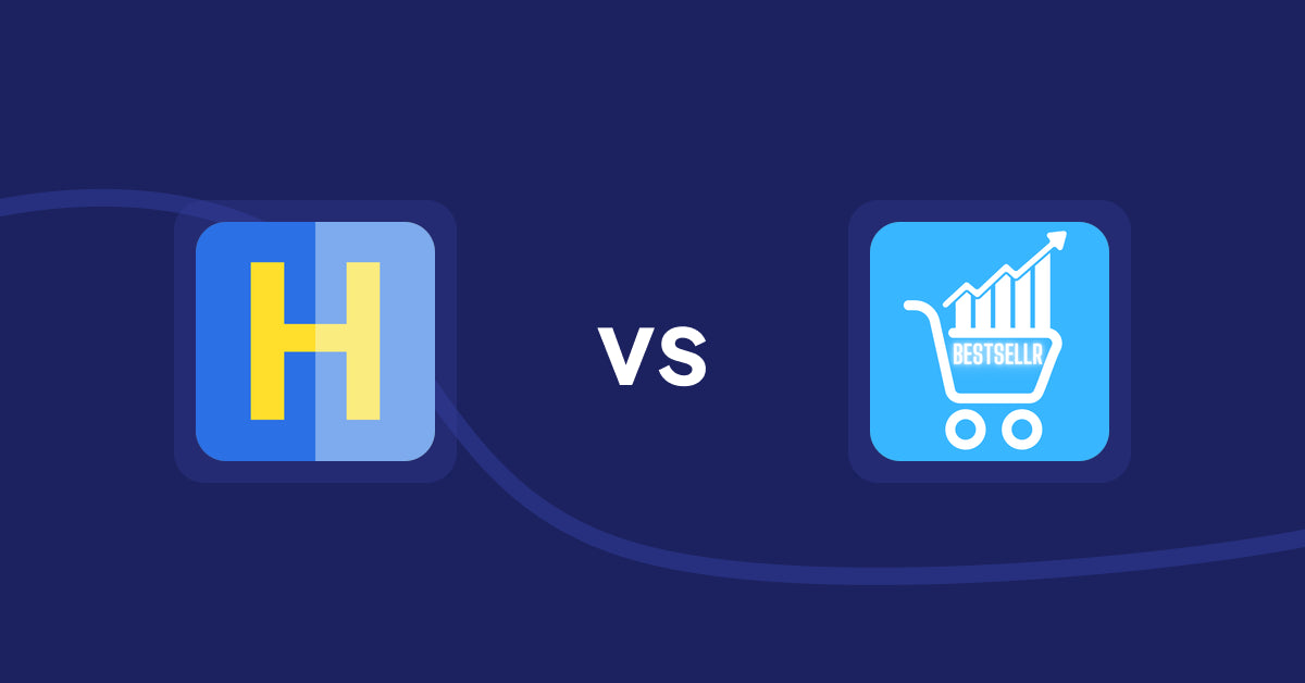 Shopify Product Display Apps: HiVar: Hide Sold Out Variants vs Bestsellr