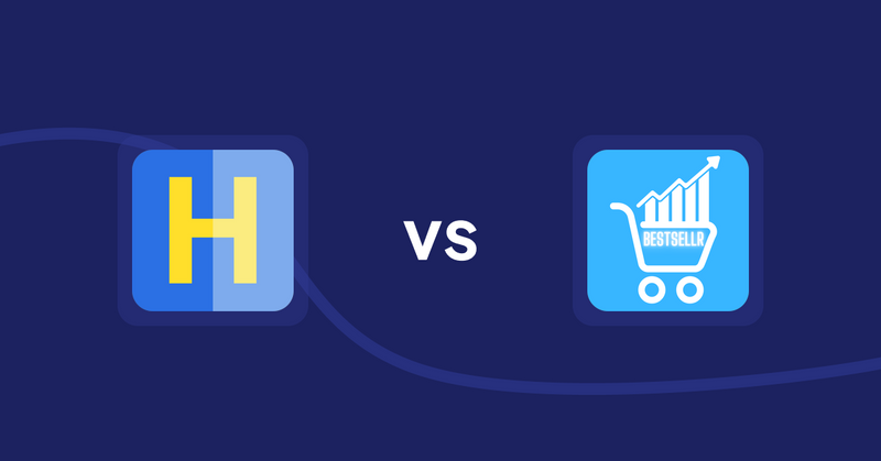 Shopify Product Display Apps: HiVar: Hide Sold Out Variants vs Bestsellr