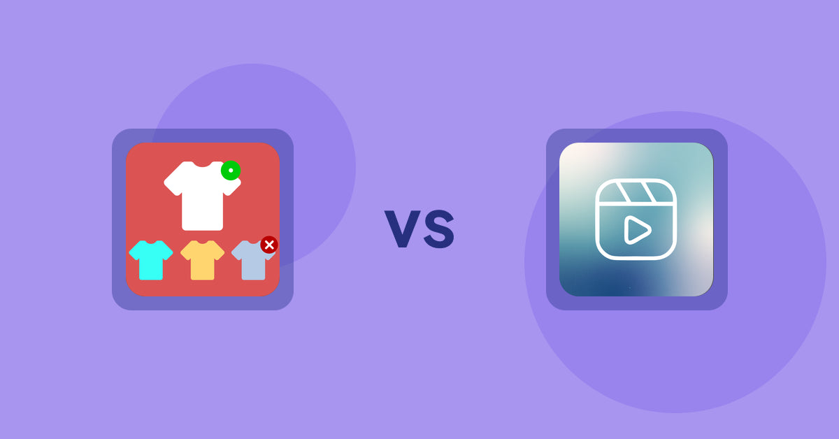Shopify Product Display Apps: ST: Product & Collection Sort vs Reelify ‑ Shoppable Reel Video