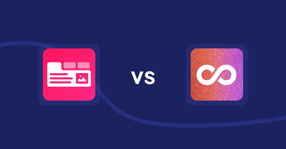 Shopify Product Display Apps: Tabs+ Product Descriptions vs Infinite Scroll Pro