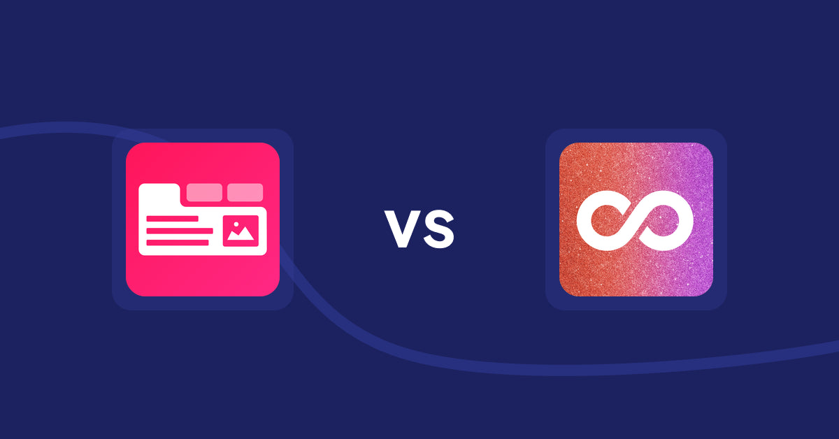 Shopify Product Display Apps: Tabs+ Product Descriptions vs Infinite Scroll Pro