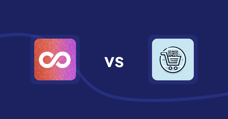 Shopify Product Display Apps: Infinite Scroll Pro vs QR Cartify