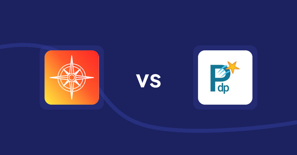 Shopify Product Display Apps: Compass Navigation vs PDP Star
