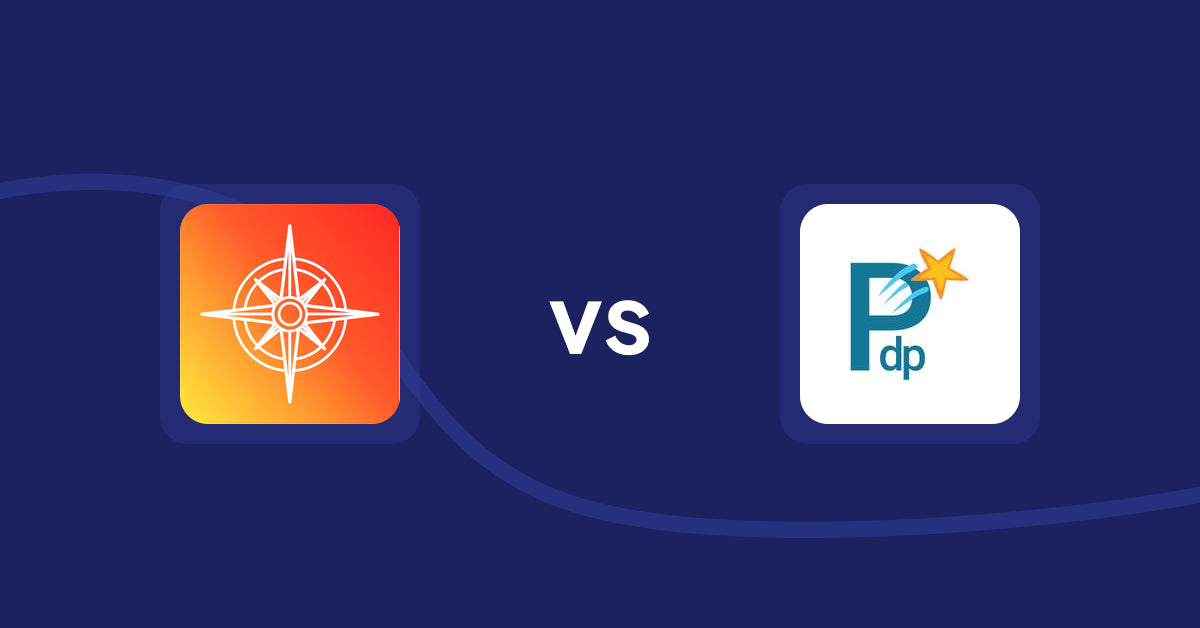 Shopify Product Display Apps: Compass Navigation vs PDP Star