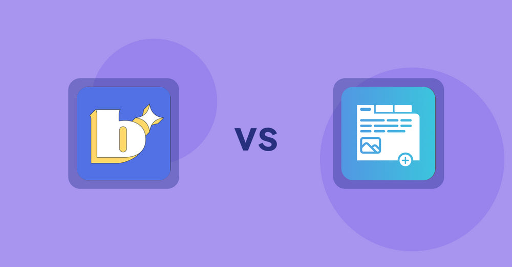 Shopify Product Display Apps: Because: CRO + Personalization vs Advanced Product Tabs