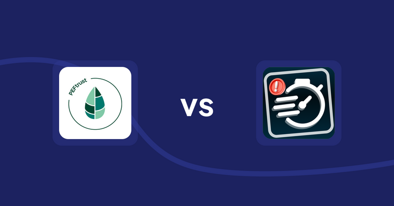 Shopify Product Display Apps: Peftrust vs Urgency! Low Stock Counter
