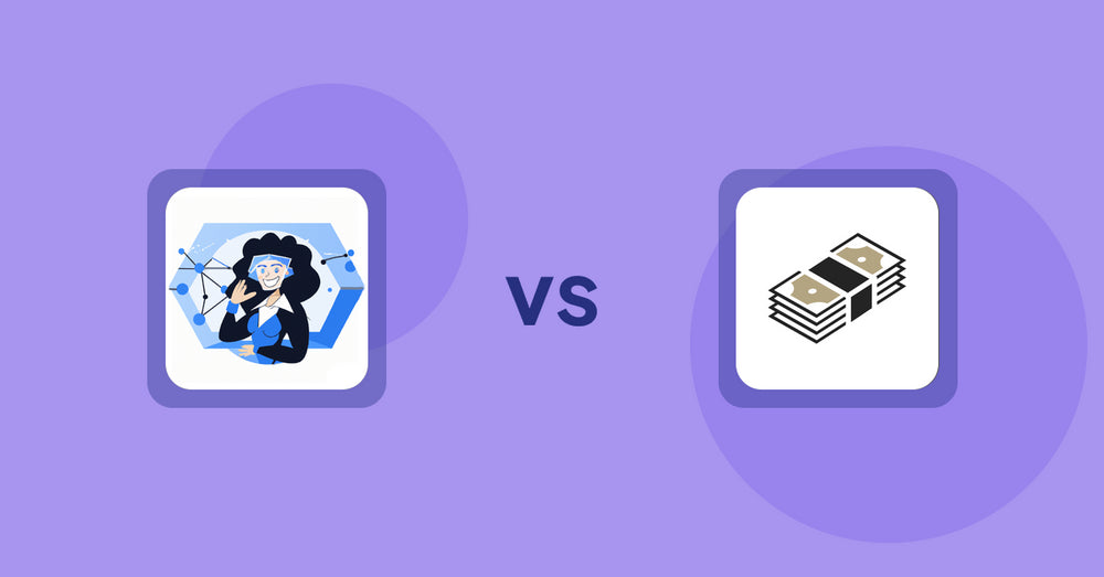 Shopify Product Display Apps: Eva AI: Optimize Descriptions vs シンプルクラウドファンディング｜お手軽自社クラファン