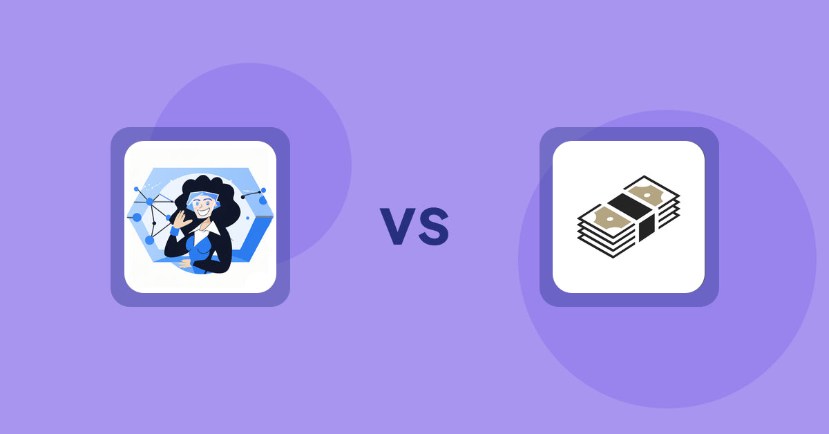 Shopify Product Display Apps: Eva AI: Optimize Descriptions vs シンプルクラウドファンディング｜お手軽自社クラファン