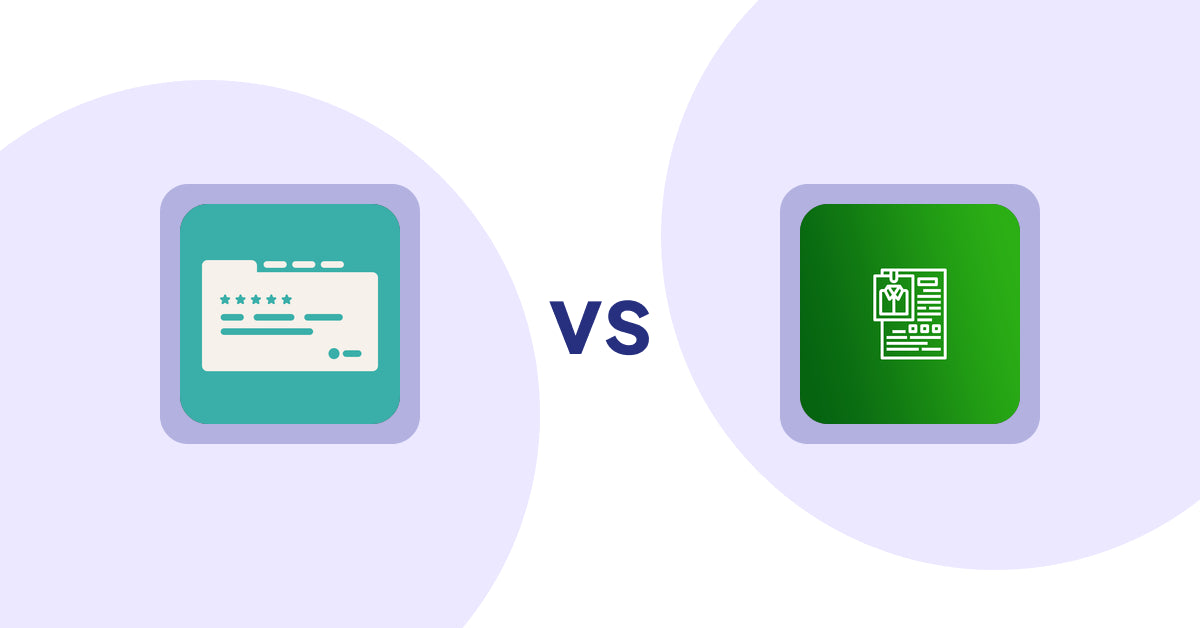 Shopify Product Display Apps: Smart Tabs ‑ Product Tabs vs OC Product Size Chart