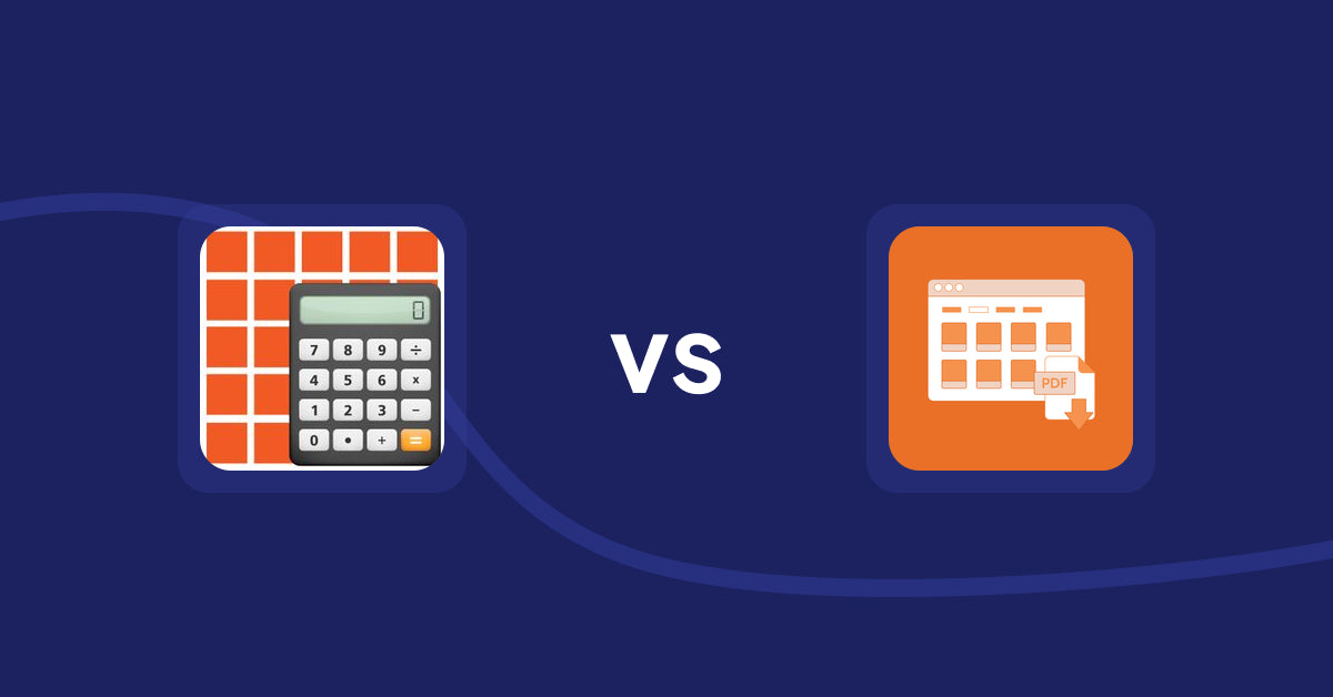 Shopify Product Display Apps: DIY Quantity Calculator vs Meetanshi PDF Product Catalog