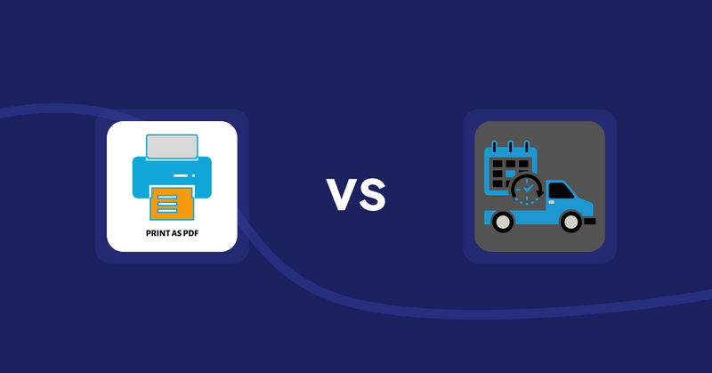 Shopify Product Display Apps: LitPDP ‑ Print as PDF vs H3 Estimated Delivery