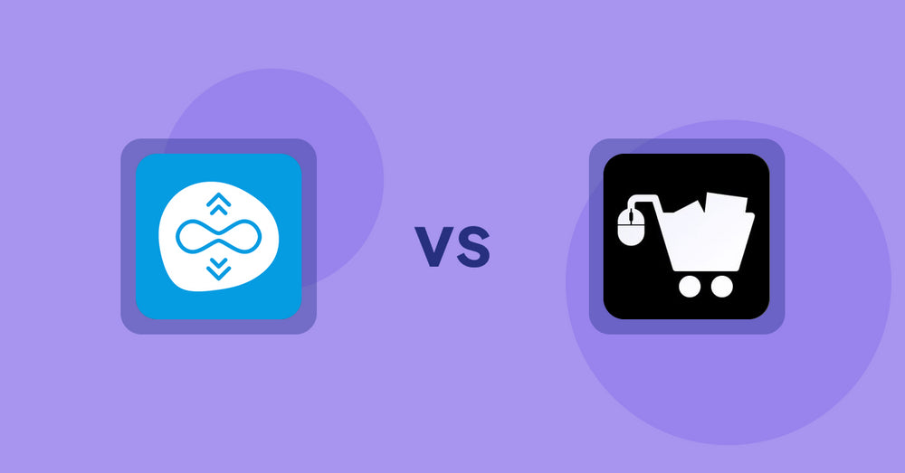 Shopify Product Display Apps: Scroll Freely: Infinite Scroll vs LM Add To Cart Sticky