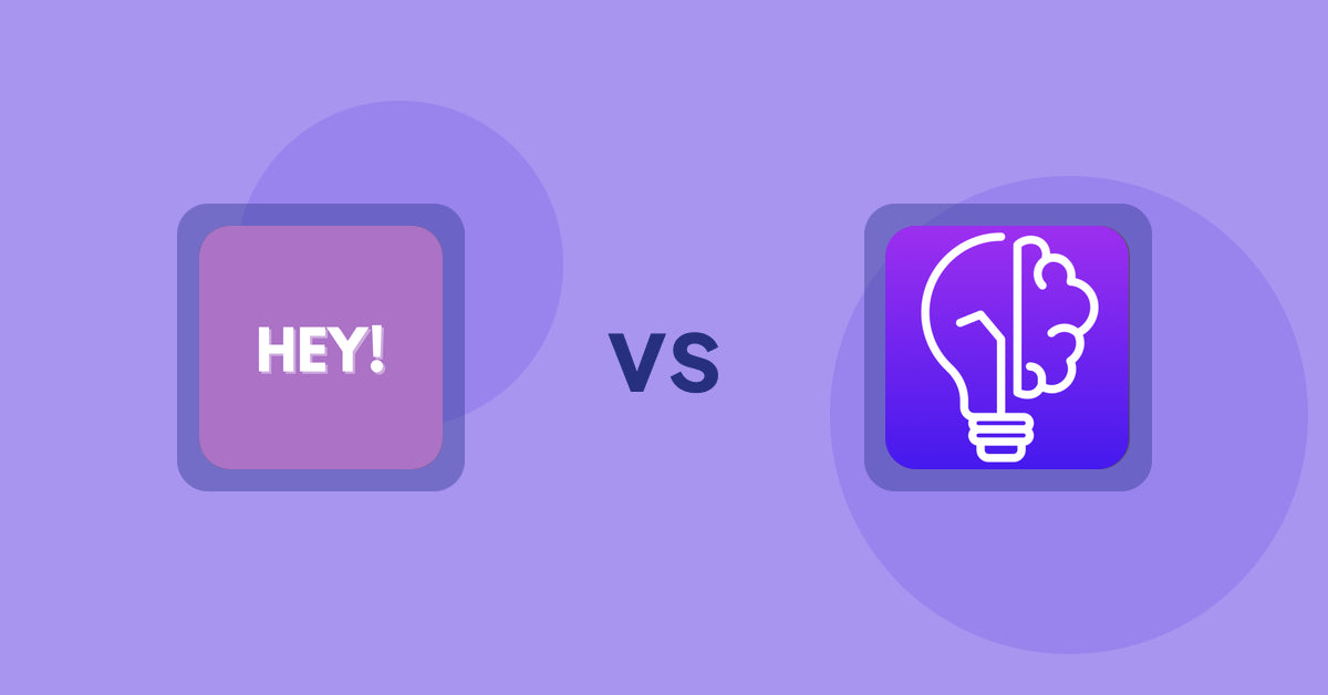 Shopify Product Display Apps: Hey! Product Page Banner & Text vs GoWise: AI Product Description