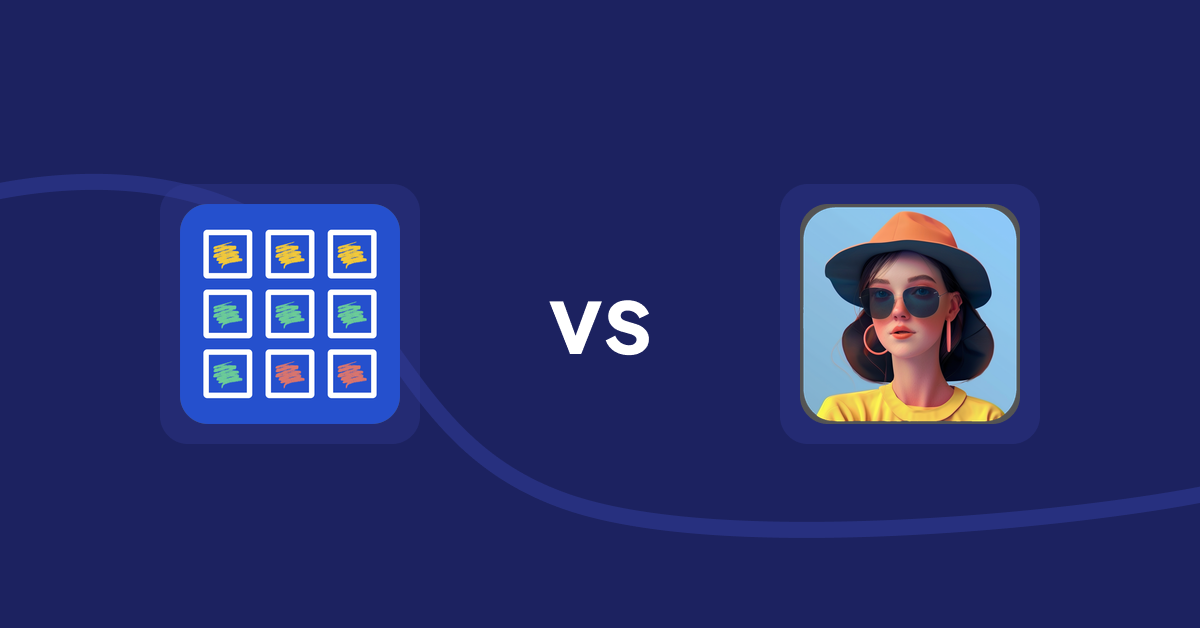 Shopify Product Display Apps: Pixc: Visual Merchandising vs Fit it