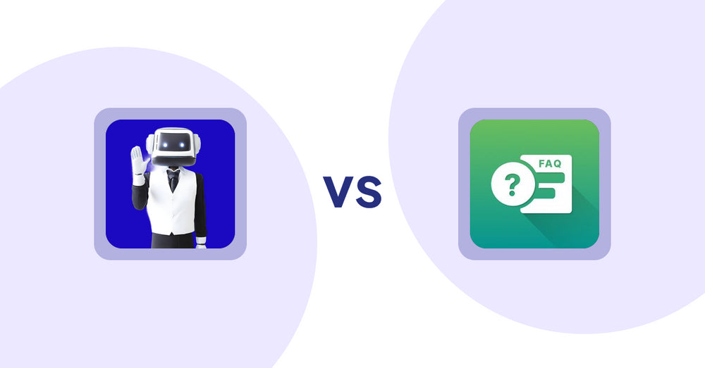 Shopify Product Display Apps: ShopCierge — AI Sales Chatbot vs FAQ Expert: Product FAQ