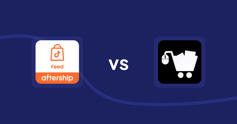 Shopify Product Display Apps: AfterShip Feed for TikTok Shop vs LM Add To Cart Sticky