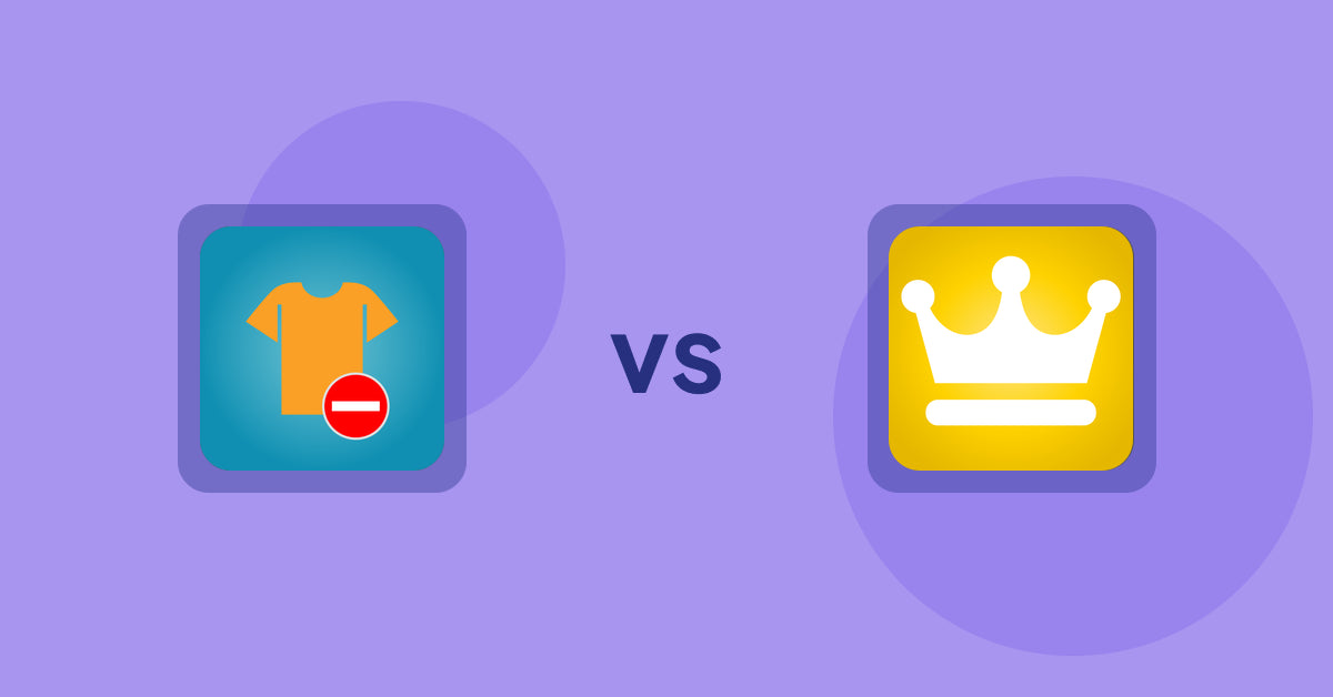 Shopify Product Display Apps: Products Unavailable vs. Awesome Ranking
