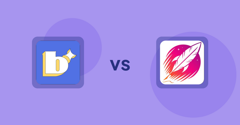 Shopify Product Display Apps: Because: CRO + Personalization vs. Wordsmith: Content Generator