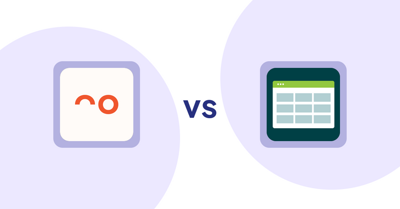 Shopify Product Display Apps: soona ‑ Content For Commerce vs Product Table