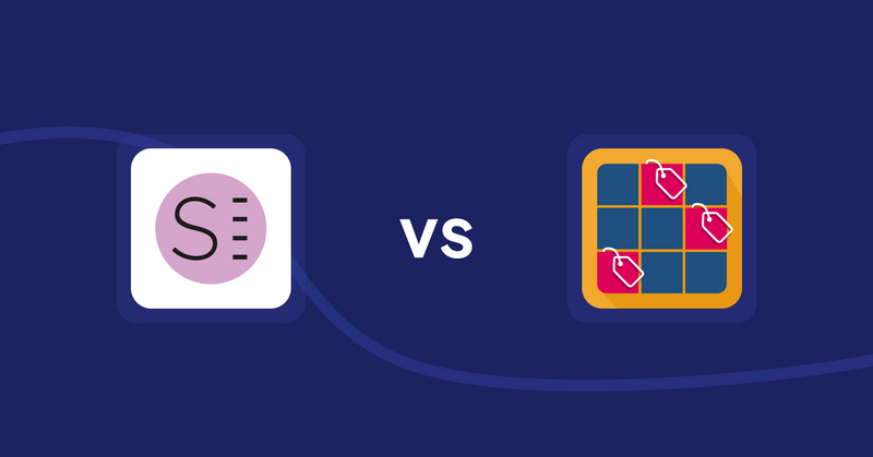 Shopify Metafield Apps: SizeMe vs [Soledis]HighlightsCollections