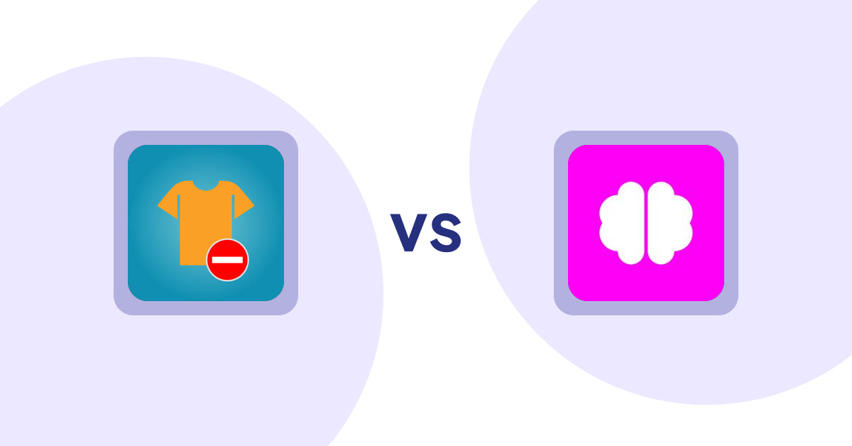 Shopify Product Display Apps: Products Unavailable vs Brainy: AI SEO & Content Boost
