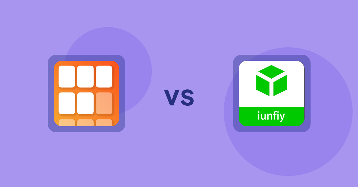 Shopify Product Display Apps: Scroll Bee ‑ Infinite Scroll vs iunfiy • Related Products