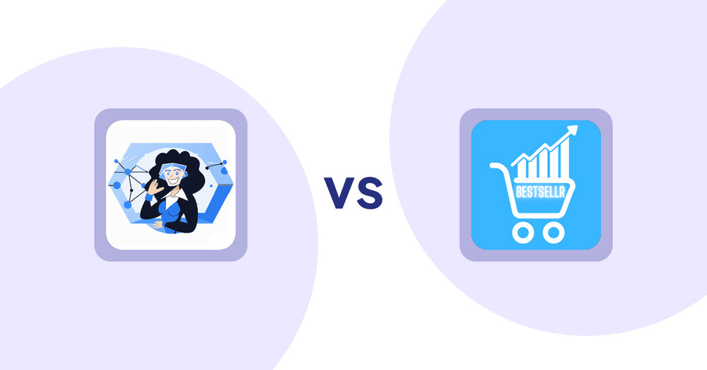 Shopify Product Display Apps: Eva AI: Optimize Descriptions vs Bestsellr