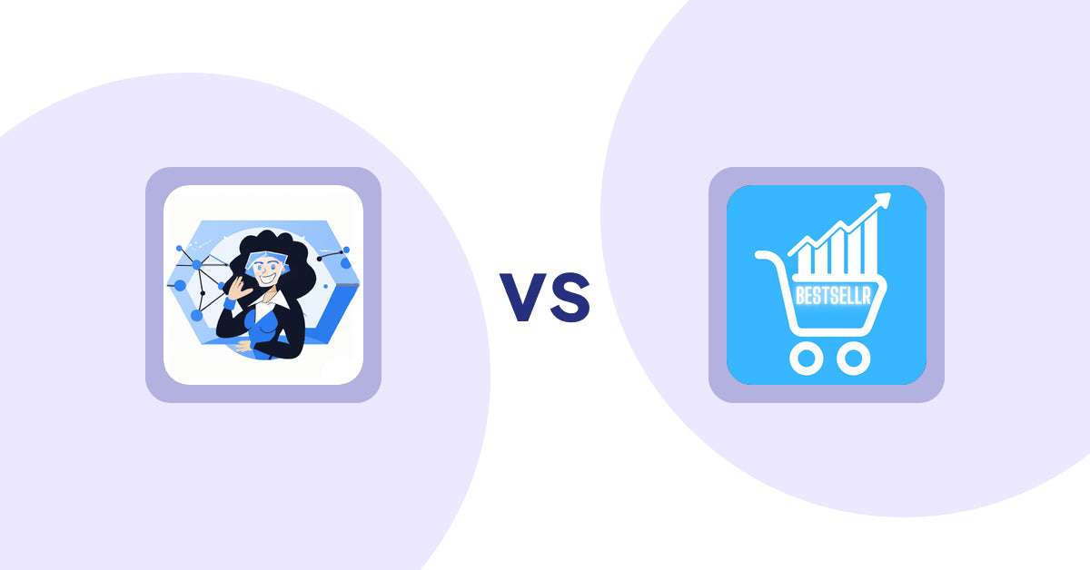 Shopify Product Display Apps: Eva AI: Optimize Descriptions vs Bestsellr