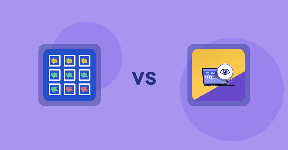 Shopify Product Display Apps: Pixc: Visual Merchandising vs. ReVisit‑Recent Viewed Products