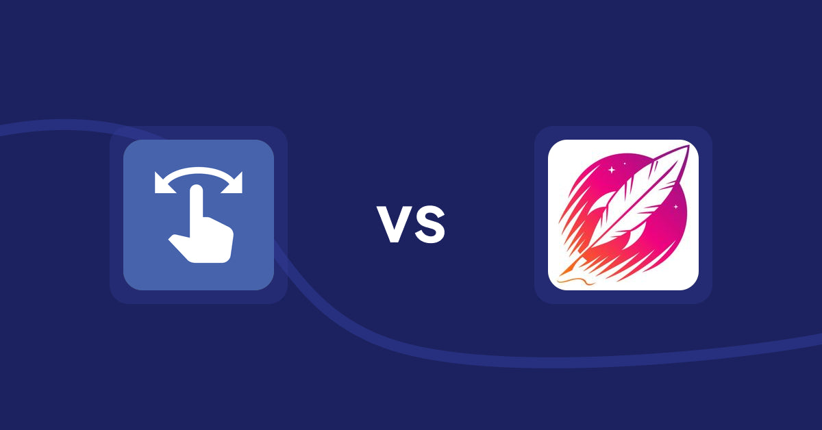 Shopify Product Display Apps: HypeSwipe: Swipes to Sales vs. Wordsmith: Content Generator