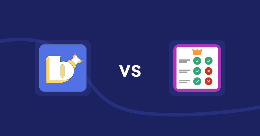 Shopify Product Display Apps: Because: CRO + Personalization vs Pretty Comparison Tables
