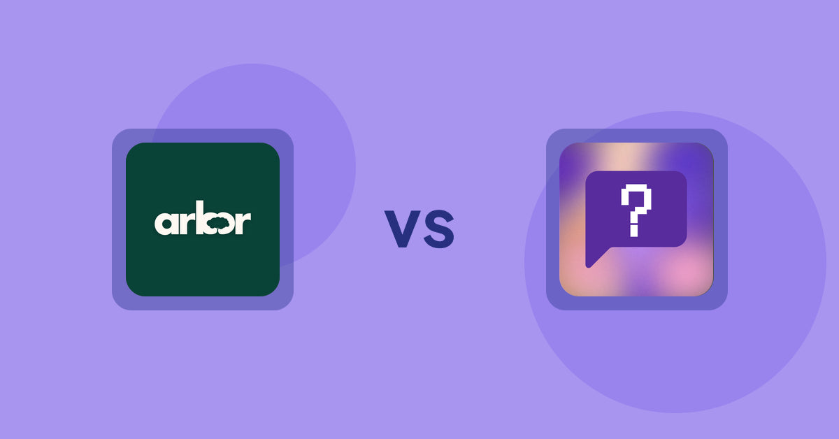Shopify Product Display Apps: Arbor ― Carbon Transparency vs FAQbucket ‑ Help Center & FAQ