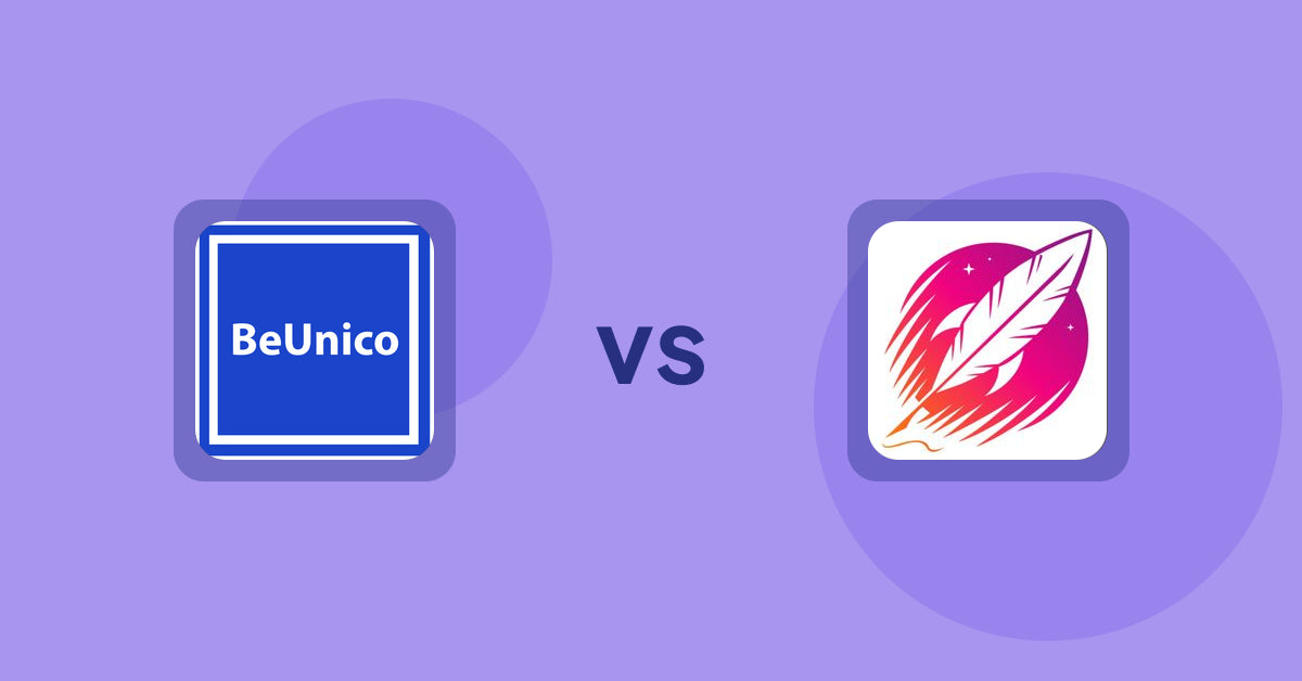 Shopify Product Display Apps: BeUnico vs Wordsmith: Content Generator