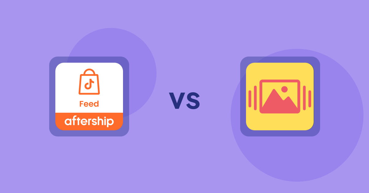 Shopify Product Display Apps: AfterShip Feed for TikTok Shop vs. Slidy Testimonial Carousel